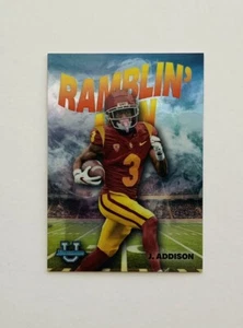 JORDAN ADDISON USC 2022 Bowman Chrome University Ramblin' Man RC #RM-9 Vikings - Picture 1 of 4