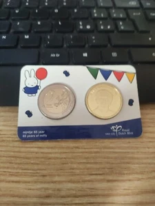 COINCARD 2€ OLANDA FDC 35 ANNI MIFFY CON MEDAGLIA - Foto 1 di 6