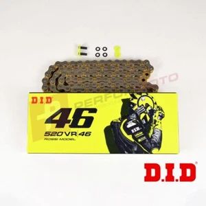 DID VR46 Valentino Rossi Chain to fit Triumph 900 Street Twin/Scrambler 2016-19 - Picture 1 of 4