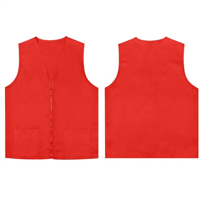 Жилет TOPTIE для взрослых волонтеров униформа супермаркета жилеты клерк рабочая одежда - Изображение 1 из 4