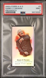 2009 eTOPPS ALLEN & GINTER PRESIDENTS HARRY TRUMAN PSA 9 - Picture 1 of 3