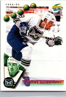 1994-95 Score Hockey - #144 Geoff Sanderson - Image 1 of 2