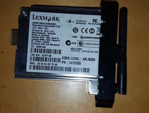 Lexmark LEX-M01-001WiFi Adapter Network Card PID: 2020-011, PN 14T0355 - Photo 1/1