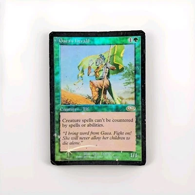 Gaea's Herald FOIL HP [Planeshift] Mtg Magic Heavily Played - Image 1 of 4