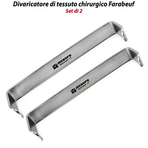 Divaricatore dentali chirurgici Farabeuf tessuti Strumenti doppia estremità 2pz - Imagen 1 de 4
