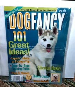 Dog Fancy Magazine April 1999 Siberian Husky Chinese Crested Hovawart - Picture 1 of 1