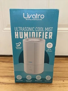 NEW Livatro LVHD4001 4L Ultrasonic Cool Mist Humidifier 300Ft Area Quiet On Off - Picture 1 of 12