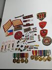 Usa Marines Military Patches Medals Ribbons Misc Lot Iraq Dutch (Ac)