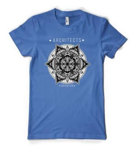 Architects Brighton Mandala Pattern Personalised Unisex Adult T Shirt Free Post - Picture 1 of 16