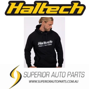 Haltech Classic Hoodie - Black M HT-301910BM - Picture 1 of 8
