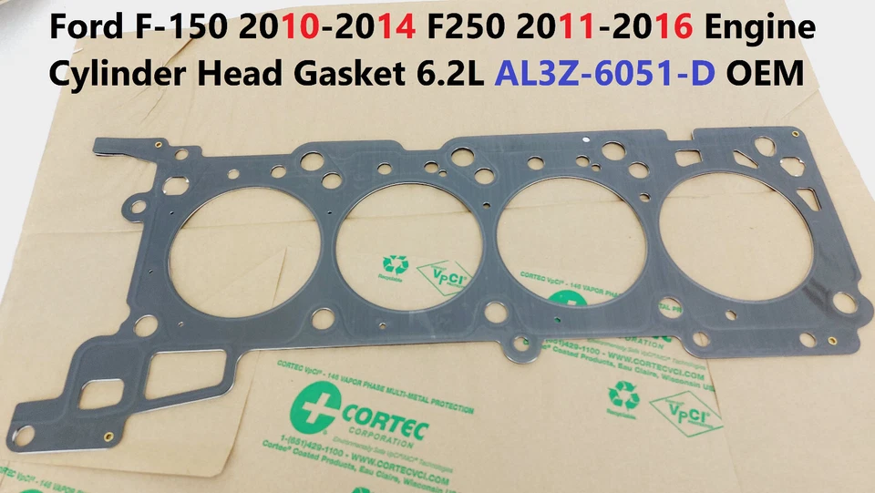 Junta de culata del motor Ford F150 2010-2014 F250 2011-2016 6,2 L AL3Z-6051-D Foto 1 de 4