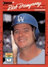 1990 Donruss Learning Series #15 Rick Dempsey Los Angeles Dodgers