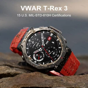 ** Smartwatch intelligente VWAR T-Rex 3 bussola GPS integrata - Foto 1 di 15
