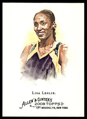 2008 Topps Allen & Ginter Baseball #247 Lisa Leslie Los Angeles Sparks - Image 1 of 2