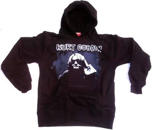 BRAVADO Off KURT COBAIN 1967-1994 Bird Sweat shirt Kaputzen Pulli HOODIE Hoody M - Picture 1 of 1