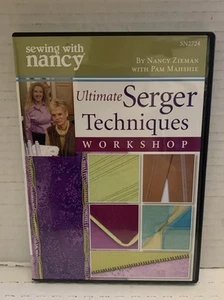 Ultimate Serger Techniques Workshop DVD Quilten Nähen mit Nancy 2013 60 Min - Bild 1 von 7