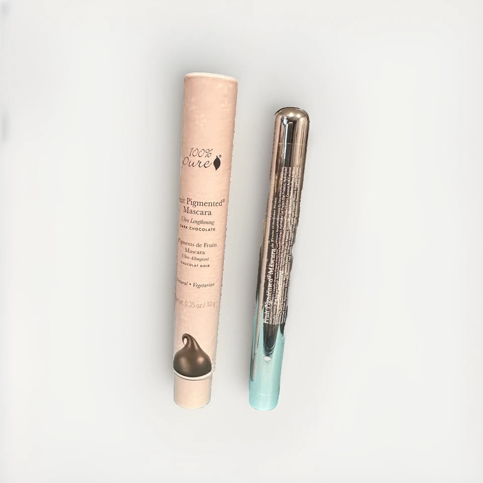 Máscara de pestañas 100 % pura, pigmentada de frutas, [chocolate oscuro] 0,35 oz (10 g) Foto 1 de 1