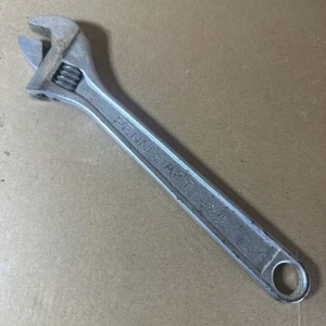 Penncraft  10"  Inch Adjustable  Wrench No. 9916  Made In USA Satin Vintage - Bild 1 von 17