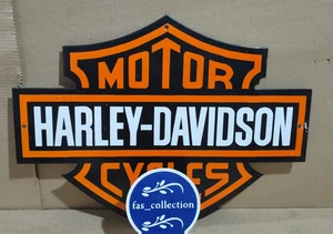 Harley Davidson Porcelain Enamel Sign 22 x 16.5 Inches 1 Sided - Picture 1 of 6