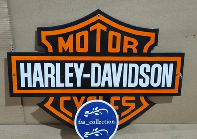 Harley Davidson Porcelain Enamel Sign  22 x 16.5 Inches 1 Sided - Image 1 of 4