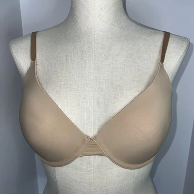 No Boundaries 36C Beige Underwire Supportive Fit  Adjustable Straps T-Shirt Bra - Image 1 of 4
