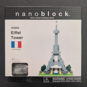 NANOBLOCK Eiffel Tower Set NBH_004 - NEW - FACTORY SEALED - RETIRED - Picture 1 of 2