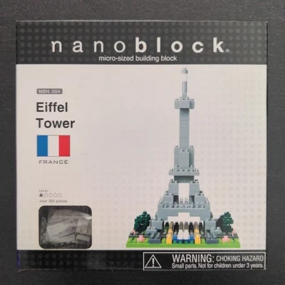 Juego Torre Eiffel NANOBLOCK NBH_004 - NUEVO - SELLADO DE FÁBRICA - RETIRADO Foto 1 de 2