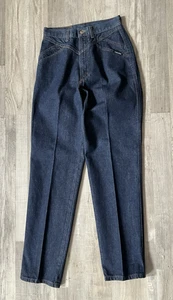 VTG Rocky Mountain Women’s Western High Rise Bareback Blue Jeans Size 29/9 M EUC - Picture 1 of 14