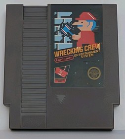 Wrecking Crew Nintendo NES 5-Screw Cartridge Only Tested Authentic Cleaned