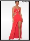 House Of Cb Red Dress Party Evening  Wedding Size M , BNWT