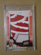2012-13 PANINI PRIME COLORS LOGO, CHRIS CHELIOS, GAME WORN HOCKEY CARD!!!