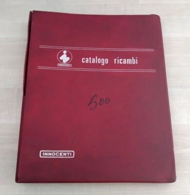 Catalogo Ricambi Innocenti 500 L - LS 1990 Italiano ORIGINALE - Immagine 1 di 4