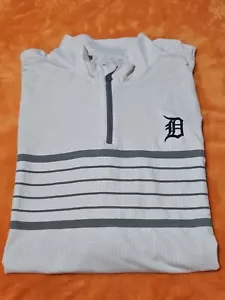 MLB Detroit Tigers Underarmor White Long Sleeve Shirt - Mens 2XL - New!!! - Picture 1 of 10