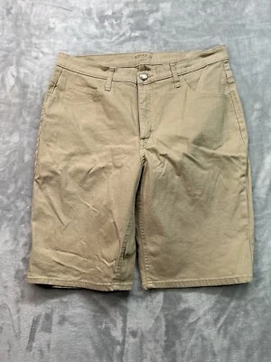 Bermudas Riders By Lee para mujer talla 16 medianas marrones tiro medio playa verano Foto 1 de 4