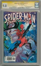 SPIDER-MAN SWEET CHARITY #1 CGC 9.8 SIGNATURE SERIES x2 J. SCOTT CAMPBELL MARVEL