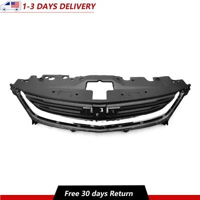 Chrome+Black Front Bumper Upper Grille Fits 2017-2020 Chevrolet Sonic GM1200736 Foto 1 de 4