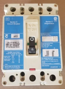 Eaton Schneidhammer FD3015 Leitungsschutzschalter 15A 3P 600VAC - Bild 1 von 3