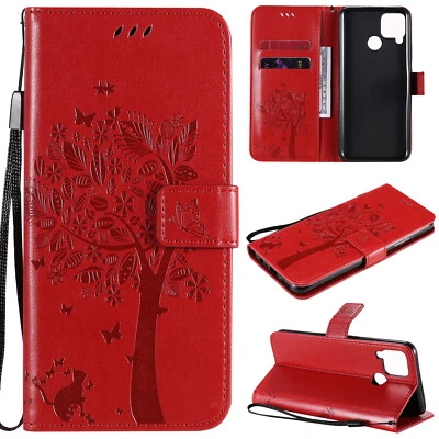 Case for Oppo A52 A53 A32 Find X2 Luxury PU Leather Flip Wallet Case Phone Cover - Image 1 of 4