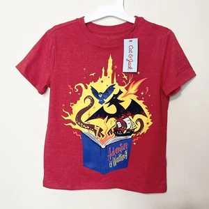 Cat & Jack Boys' Short Sleeve "Magical Tales" Graphic T-Shirt Red, M (8/10) - Picture 1 of 7