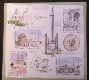 France 2002 Block Stamps 53 Rome European Capitals New MNH - Picture 1 of 1