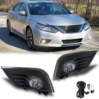 Luces antiniebla para Nissan Altima 2016 2017 2018 sedán de 4 puertas luces de parachoques delanteras + cableado Foto 1 de 4