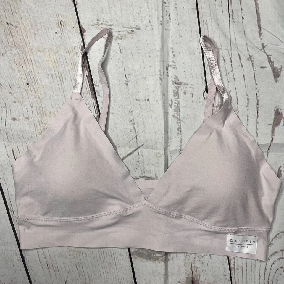 Sujetador Bralette Danskin Mujer Talla Grande Gris Inalámbrico Correa Ajustable 2984-49 Foto 1 de 4