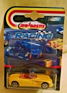 DODGE CONCEPT CAR CONVERTIBLE MAJORETTE NOS YELLOW 2 MAN PIT CREW DIE CAST. - Picture 1 of 8