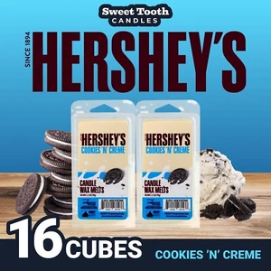 Hershey's Cookies N' Cream Scented Wax Melts - 5oz of Candy Wax Melts - 16 Cubes - Picture 1 of 3