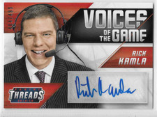 RICK KAMLA 2014-15 PANINI VOICES OF THE GAME AUTOGRAPH AUTO SP /499 NBA MG