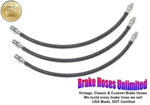 BRAKE HOSE SET Studebaker Truck 1 1/2 Ton, 1949 1950 1951 1952 1953 1954 1955 - Picture 1 of 2