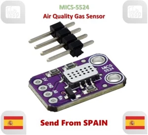 MICS-5524 Air Quality Gas Sensor Module Carbon Monoxide Hydrogen Methane - Imagen 1 de 8