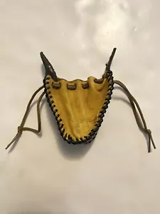 Vintage Leather Native (Black, Brown) Pouch W/ Strap - Picture 1 of 7