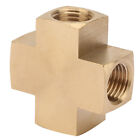 4 Way Pipe Connector Practical Brass Non-Slip 4 Way Tube Fitting 4 Way Tube