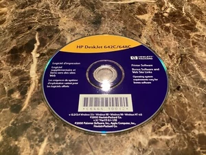 HP Deskjet 642C/648C Windows 3.1x,95,98,NT 4.0,v 3.1 Mac OS 8.1&USB CD Software - Picture 1 of 2
